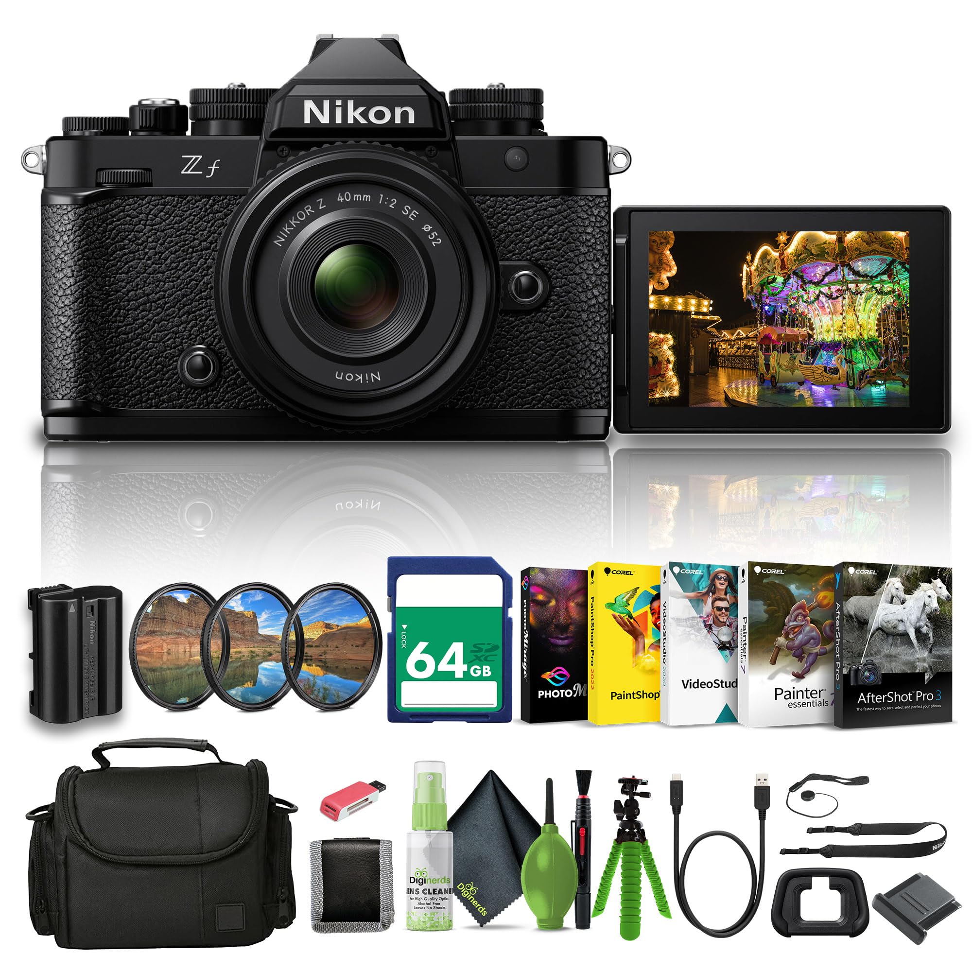 Amazon.com : Nikon Zf 24.5MP Sensor 4K Video Recording Mirrorless